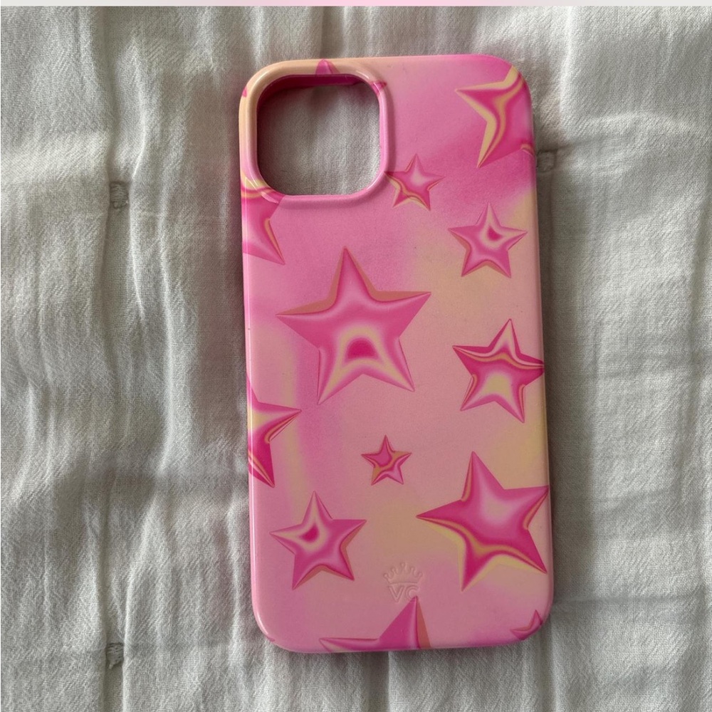 Velvet Caviar Pink and Yellow Star Phone Case